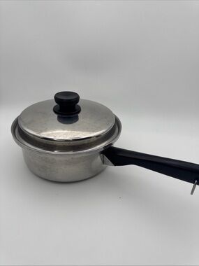 Emdeko 3-Ply Stainless Steel Sauce Pan w/ Lid Made in USA 18-8 1.75 QT